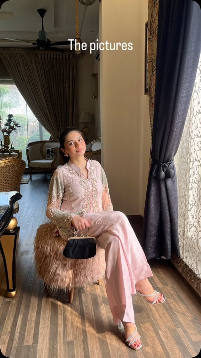 ✨Blush Hour: The hour everything softens. Limited production. 🩶Made to Order | DM to enquire #Hajar#Blushhour#pakistanifashion #luxurylook #pastelperfection